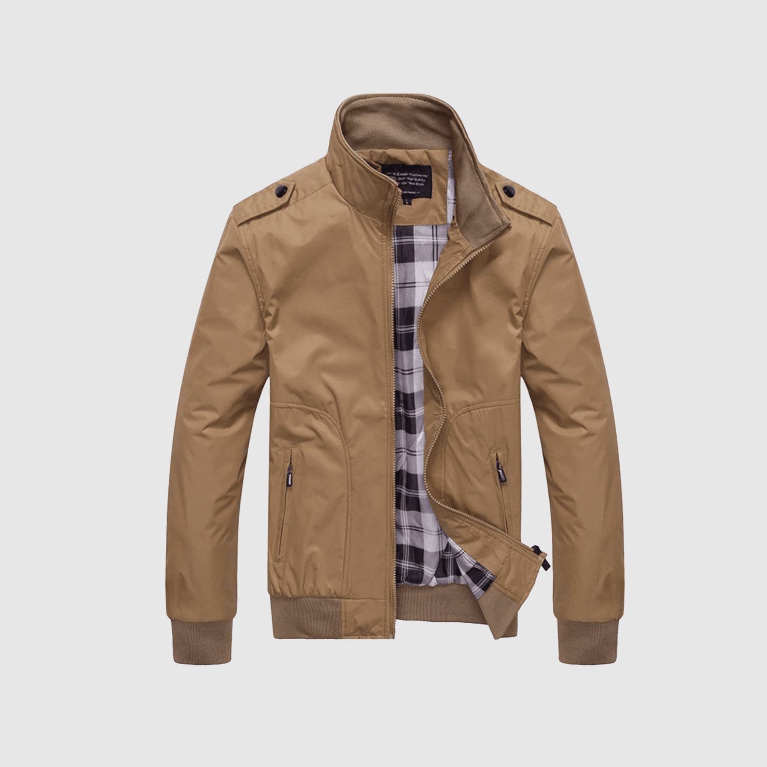 Marek – Elegancka męska kurtka z zamkiem i miękką podszewką