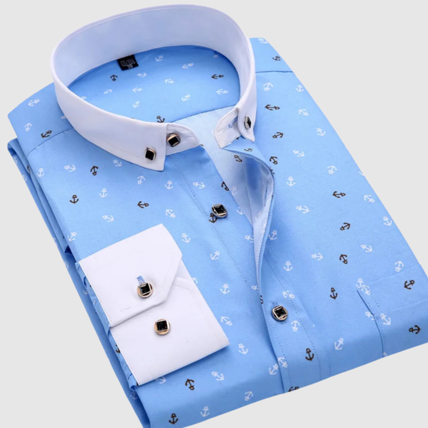 Adrian - Morski Wzór Koszuli