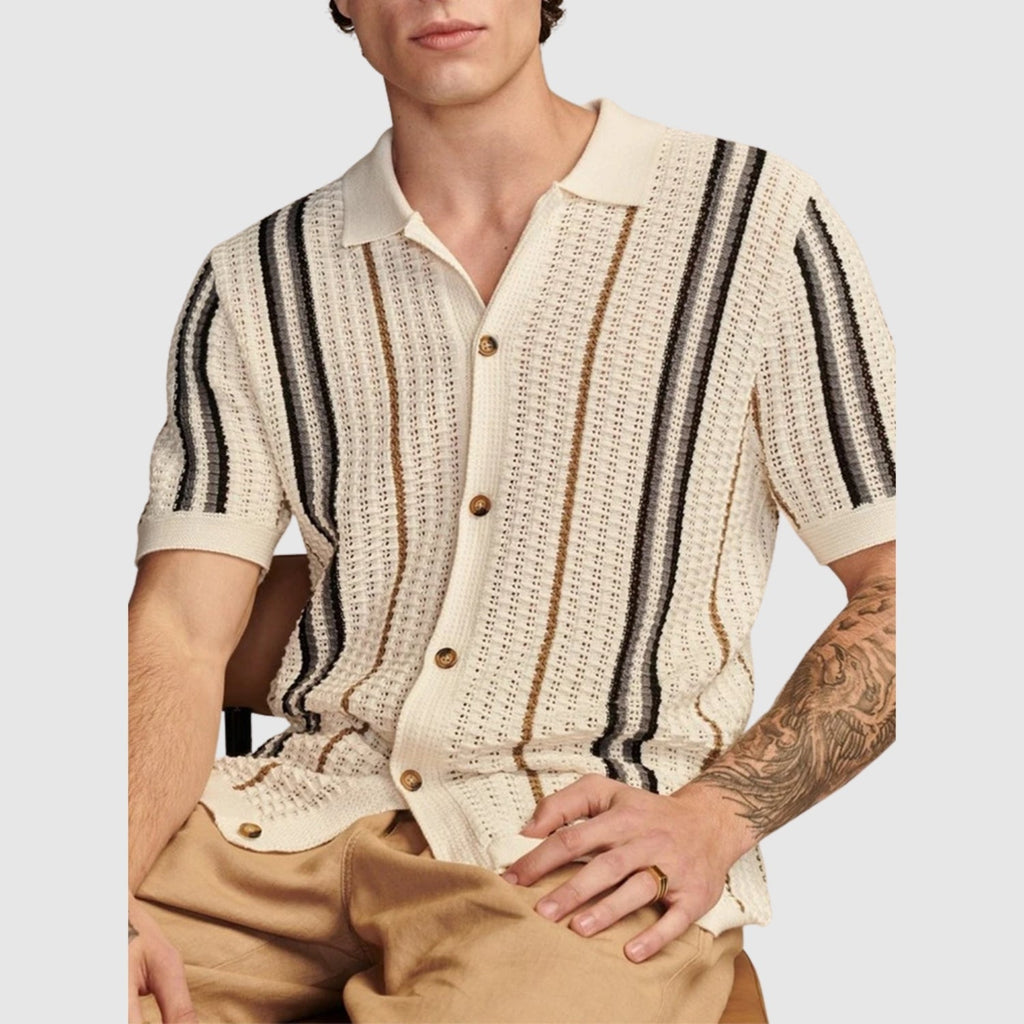 Adrian – Strukturalna dzianinowa polo