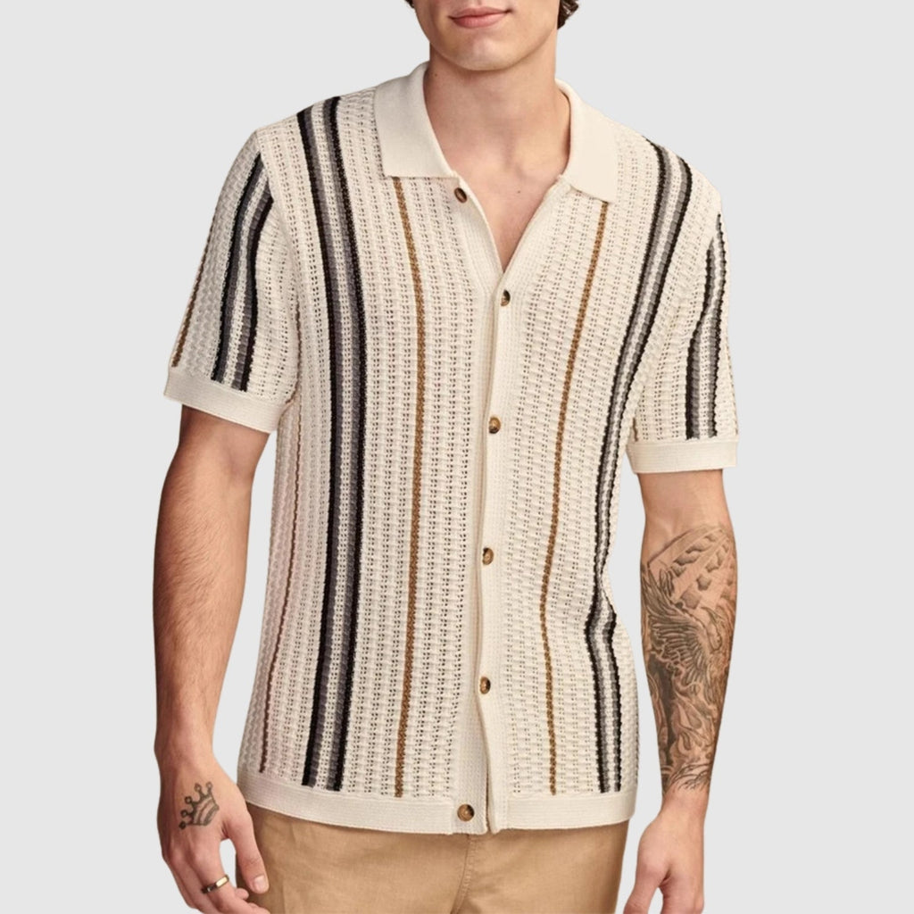 Adrian – Strukturalna dzianinowa polo