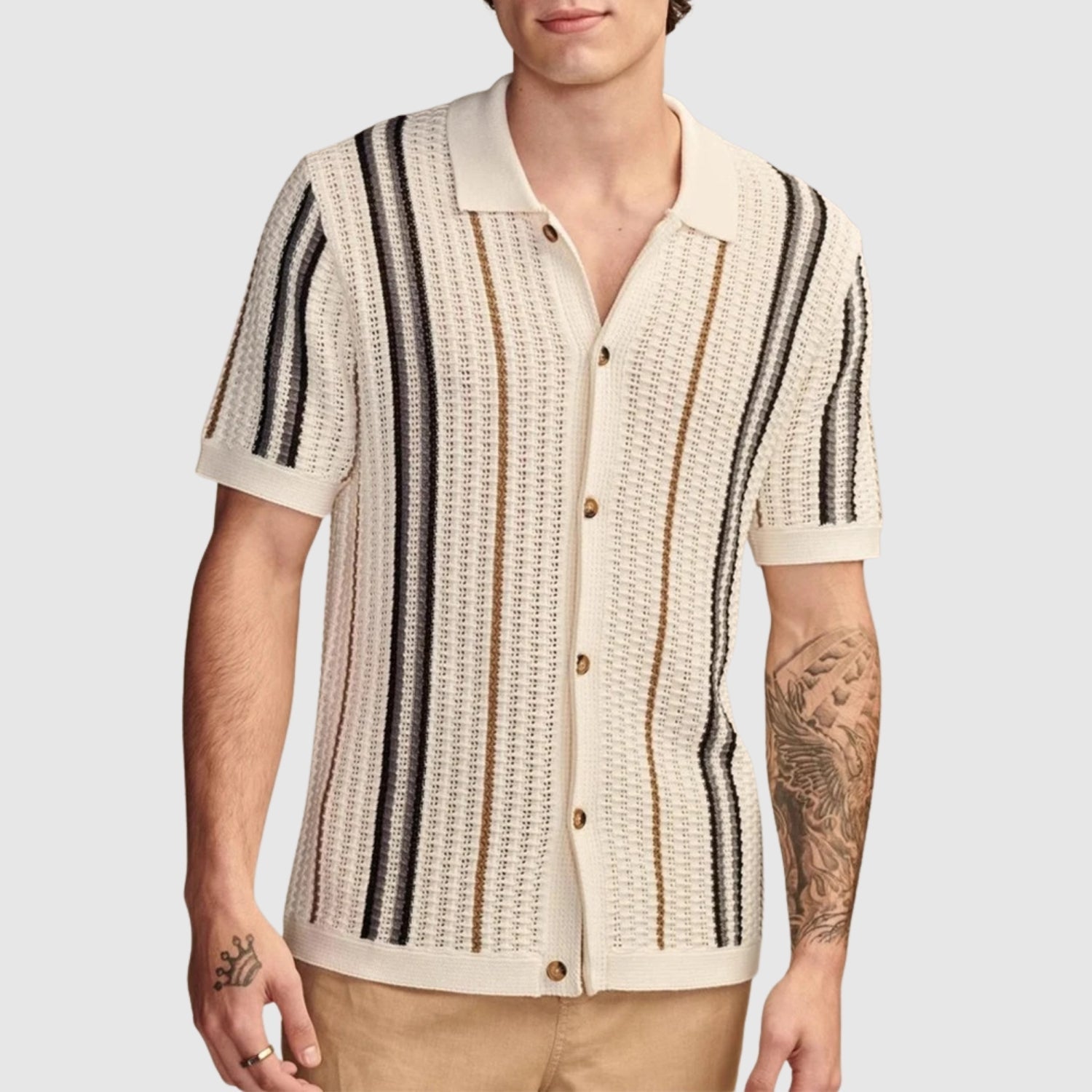 Adrian – Strukturalna dzianinowa polo