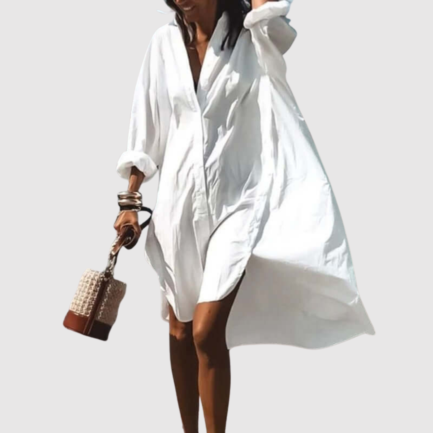 Eliška – Letnia sukienka z lekkiej bawełny z nadrukiem