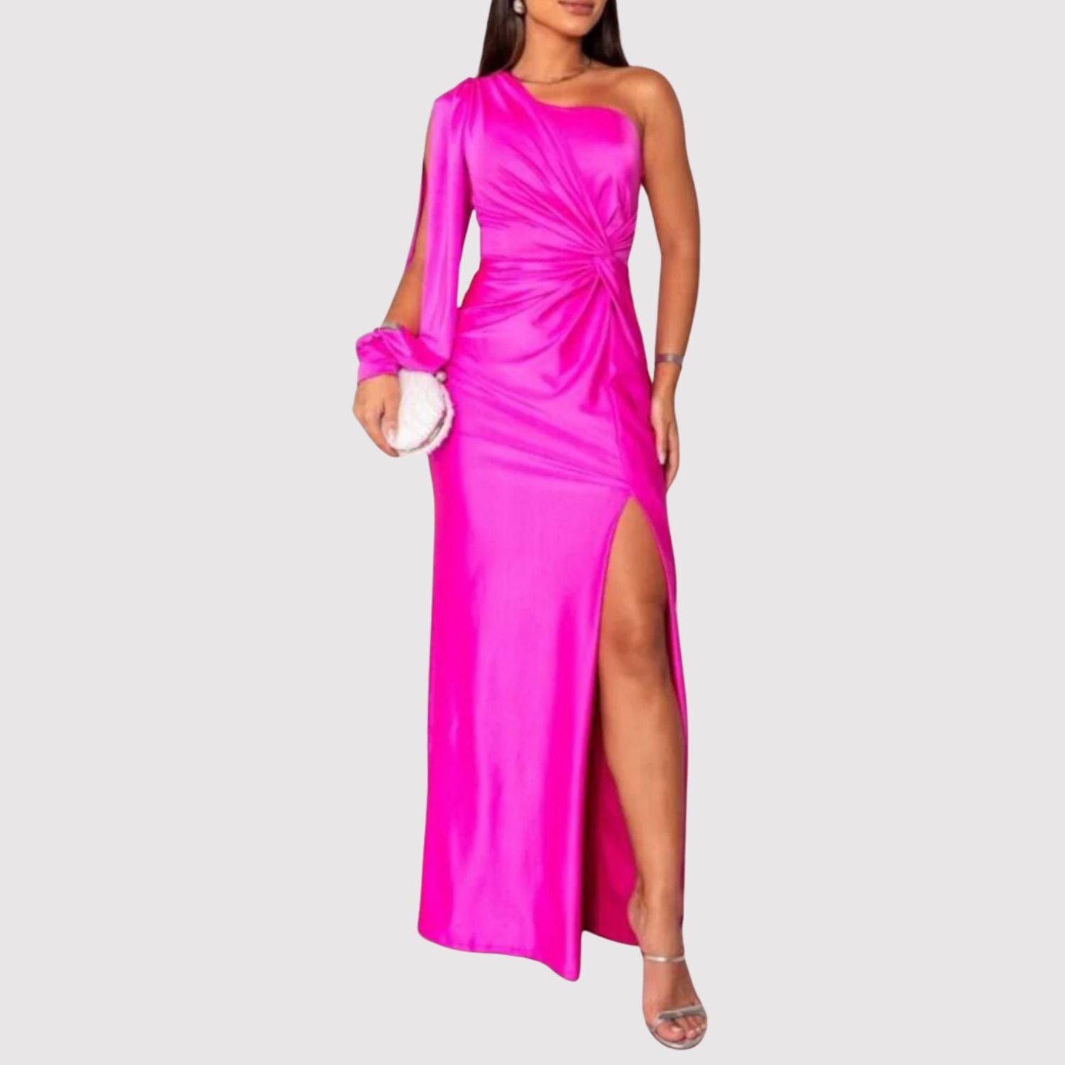 Eliška - Elegancka asymetryczna sukienka wieczorowa