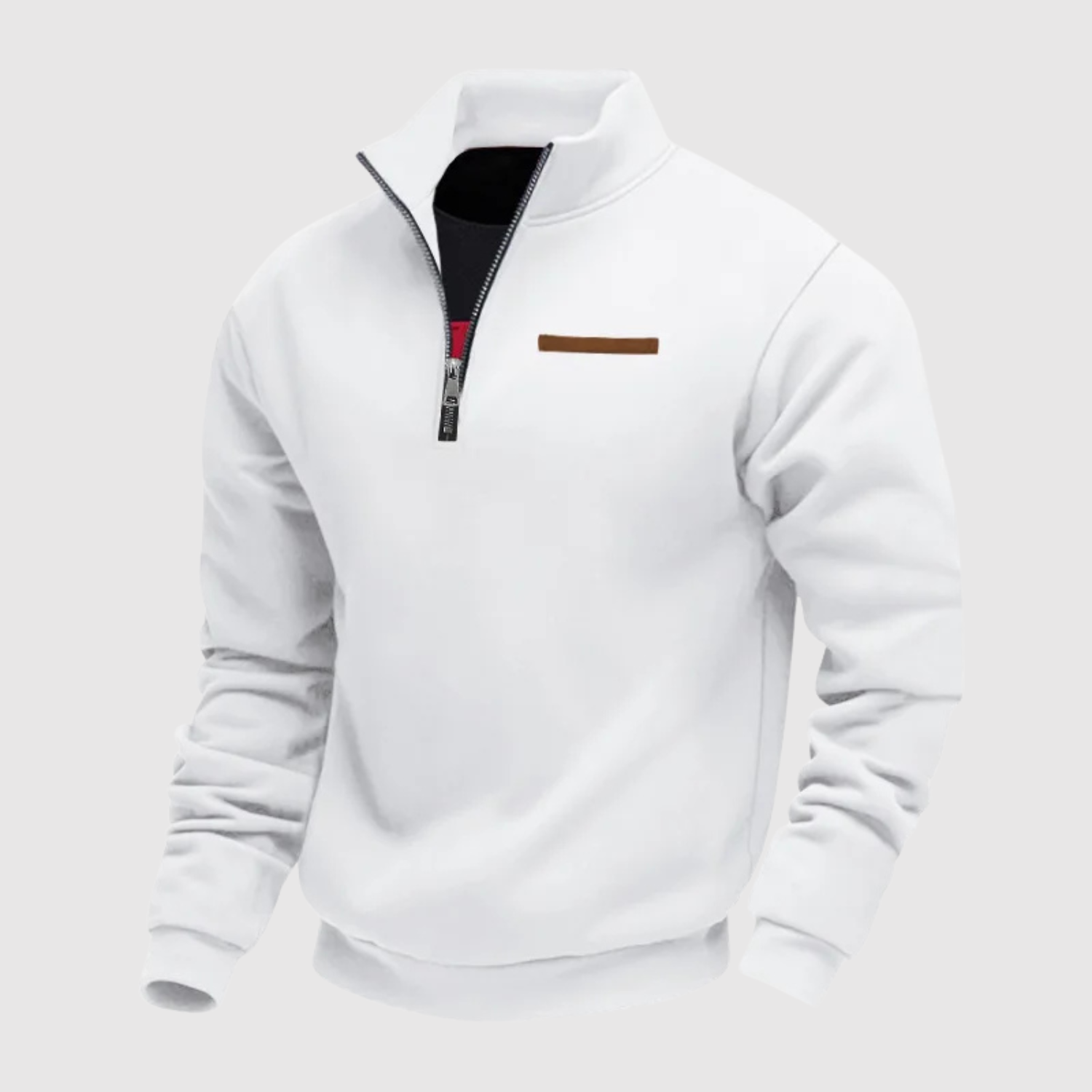 Daniel - Sweter z wysokim kołnierzem i zamkiem