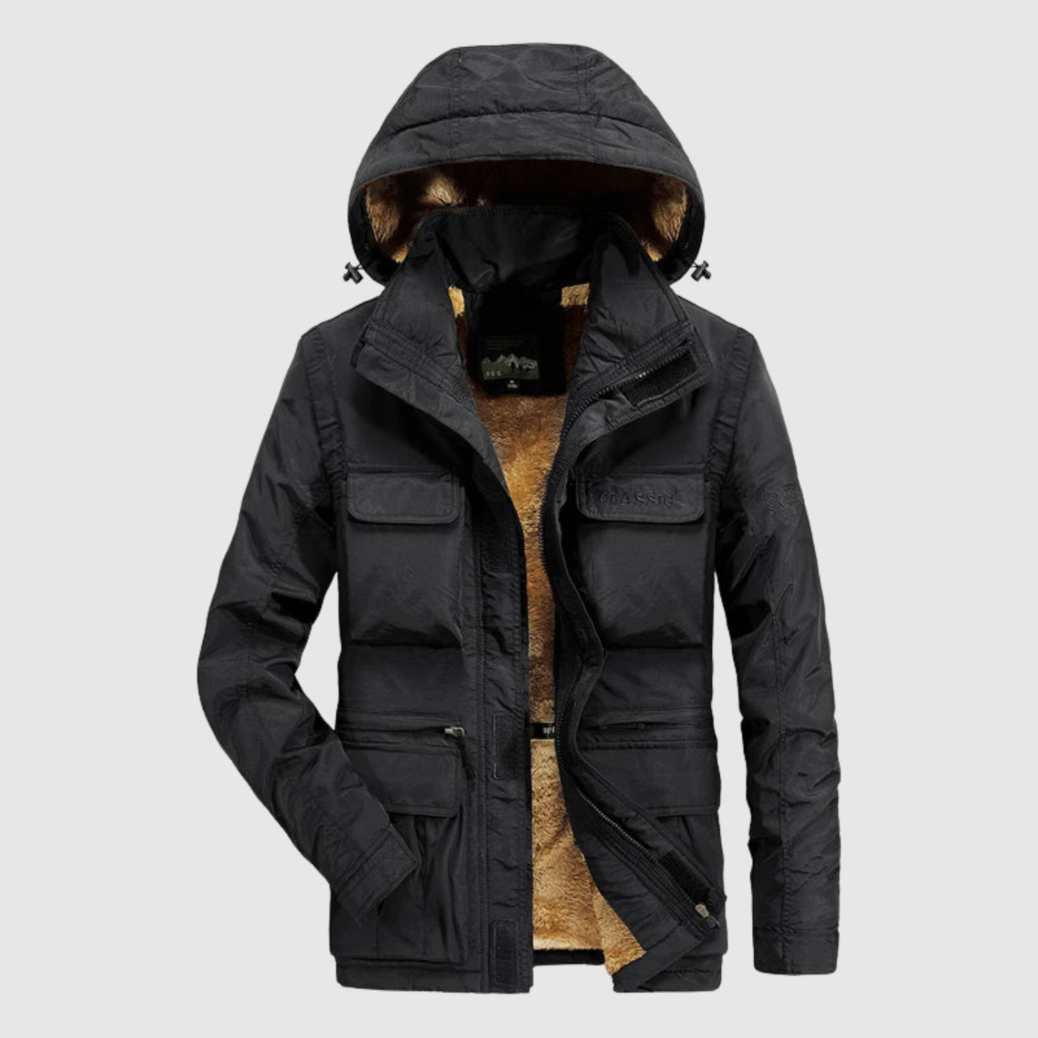 Marek – Wodoodporna zimowa kurtka z ciepłą podszewką