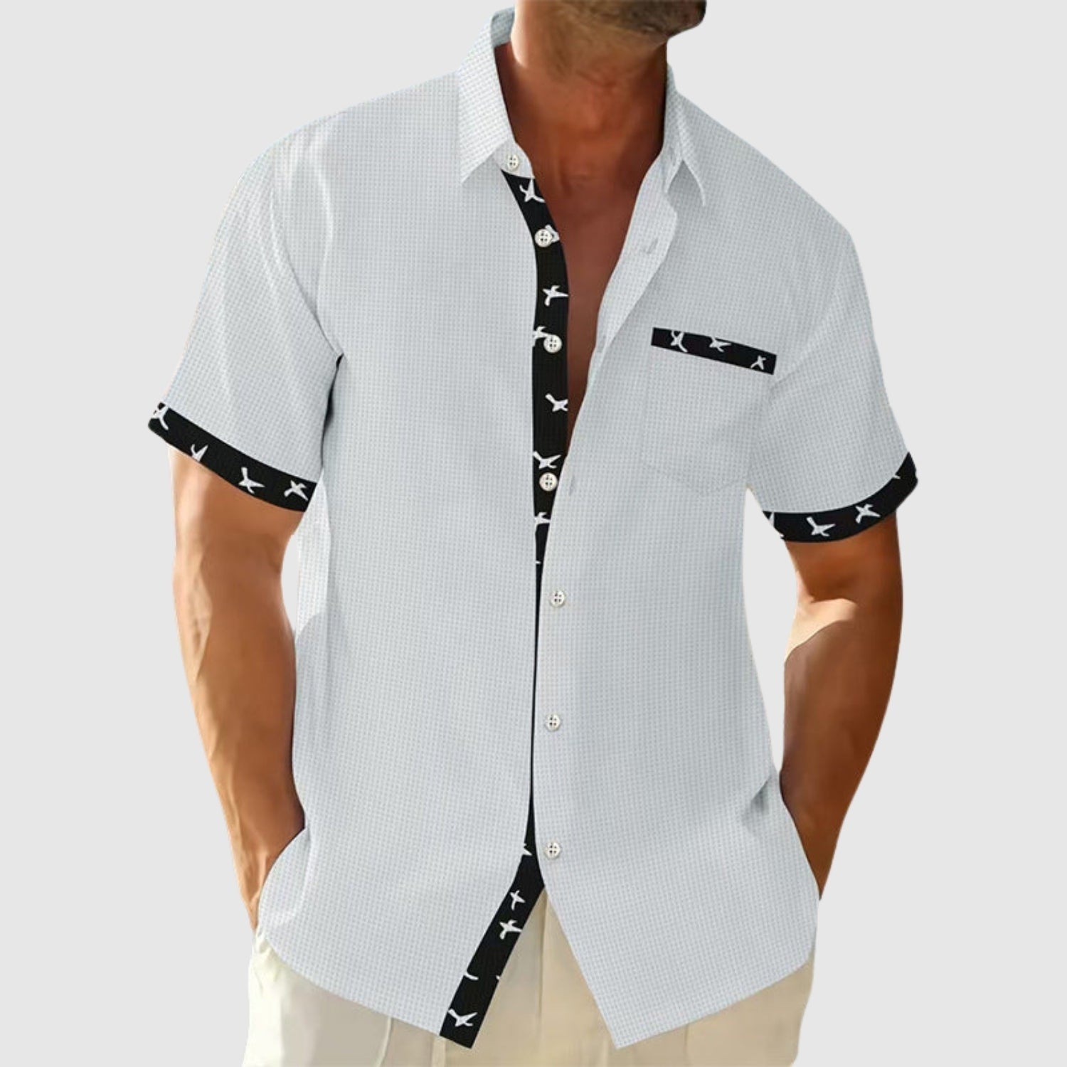 Adrian – Wygodna krótka koszula