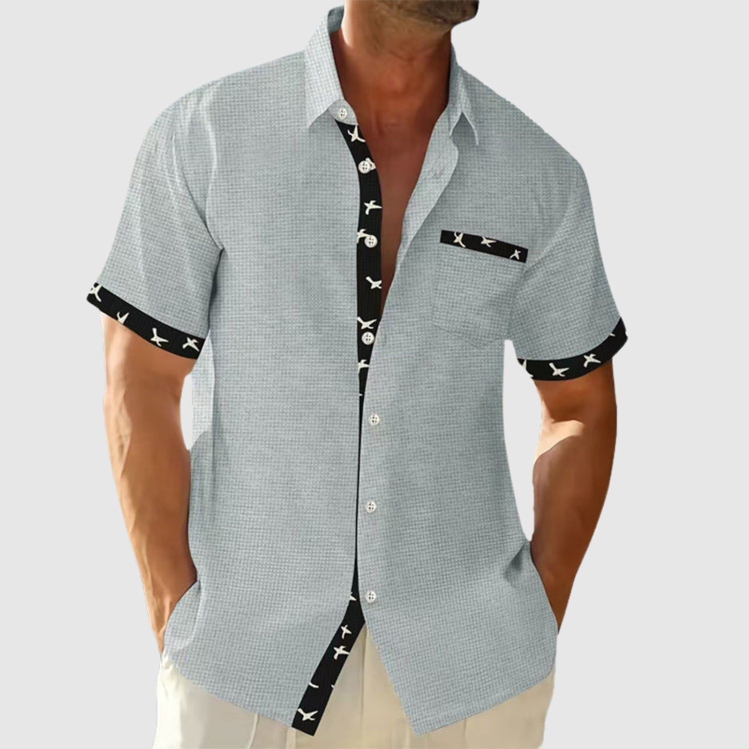 Adrian – Wygodna krótka koszula