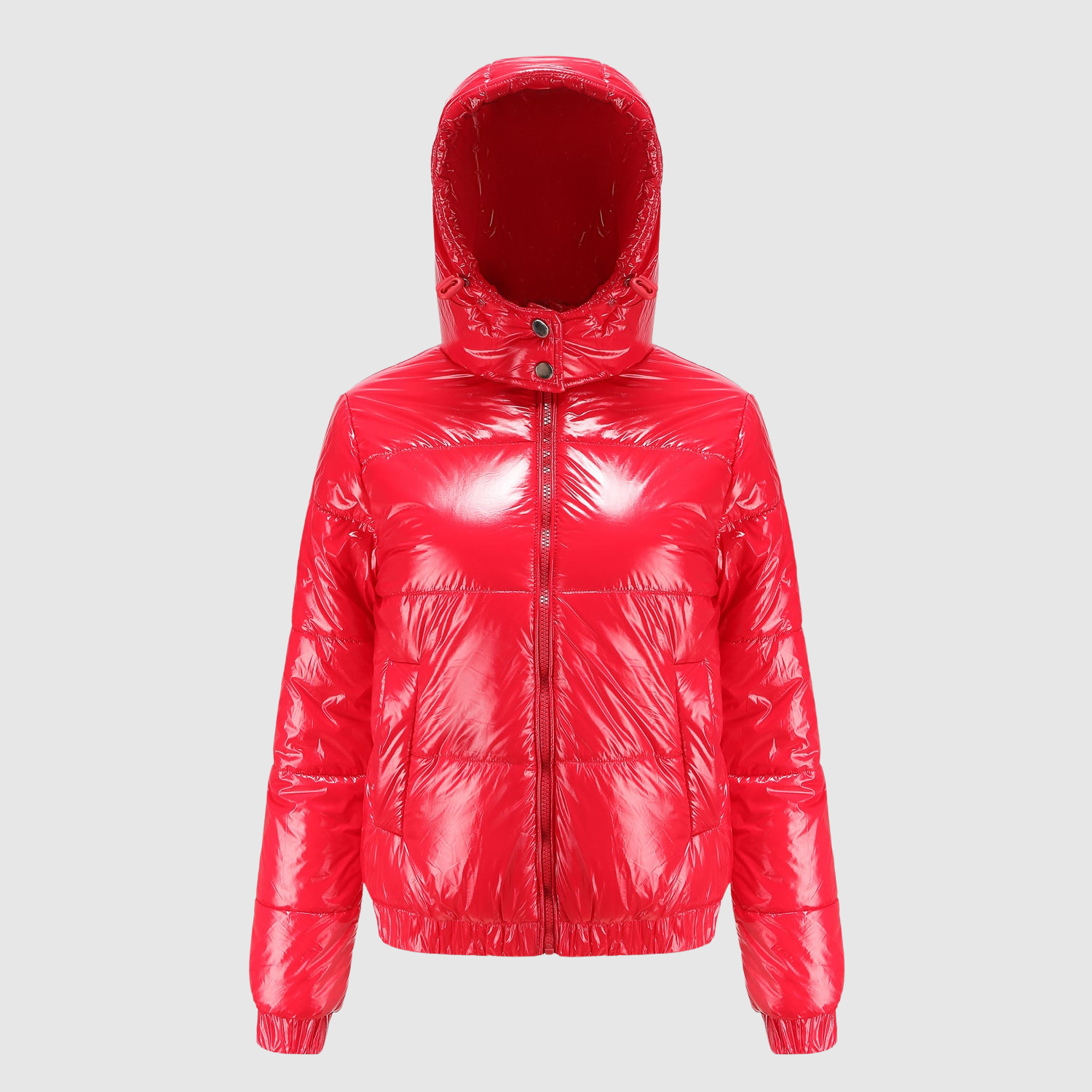 Jelena - Lśniąca zimowa kurtka puchowa