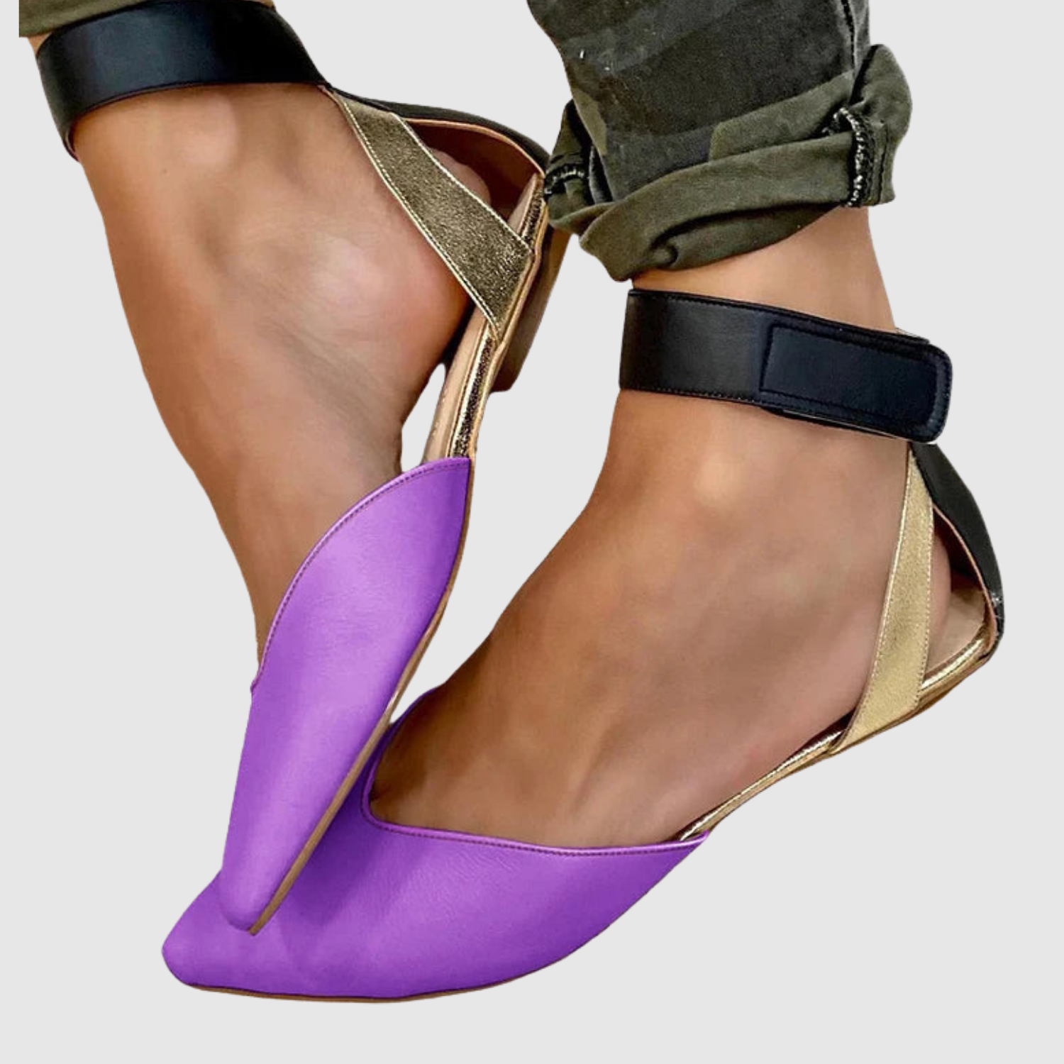 Lara - Stylowe buty z paskiem na kostkę