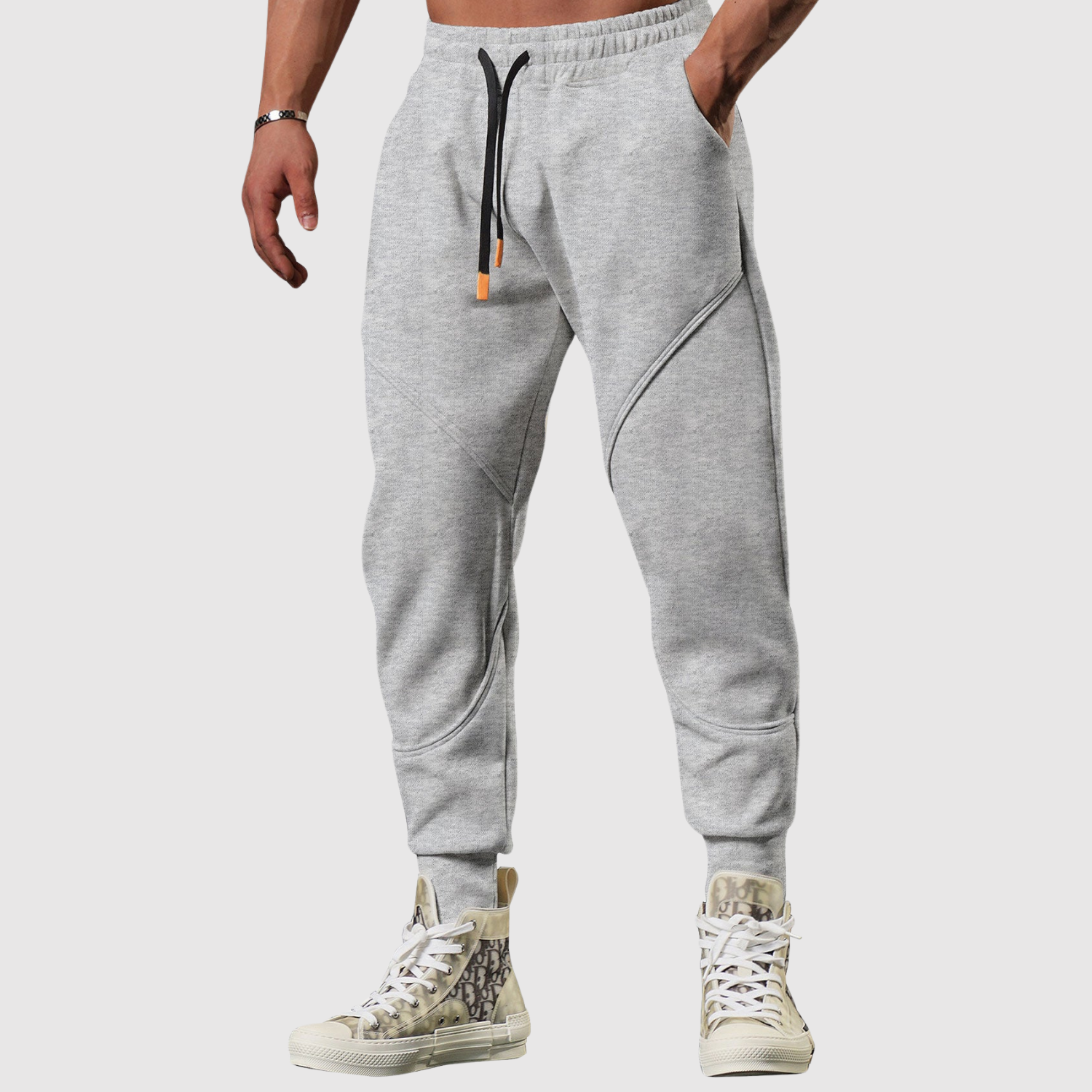 Denis – Slim fit sportowe spodnie o nowoczesnym designie