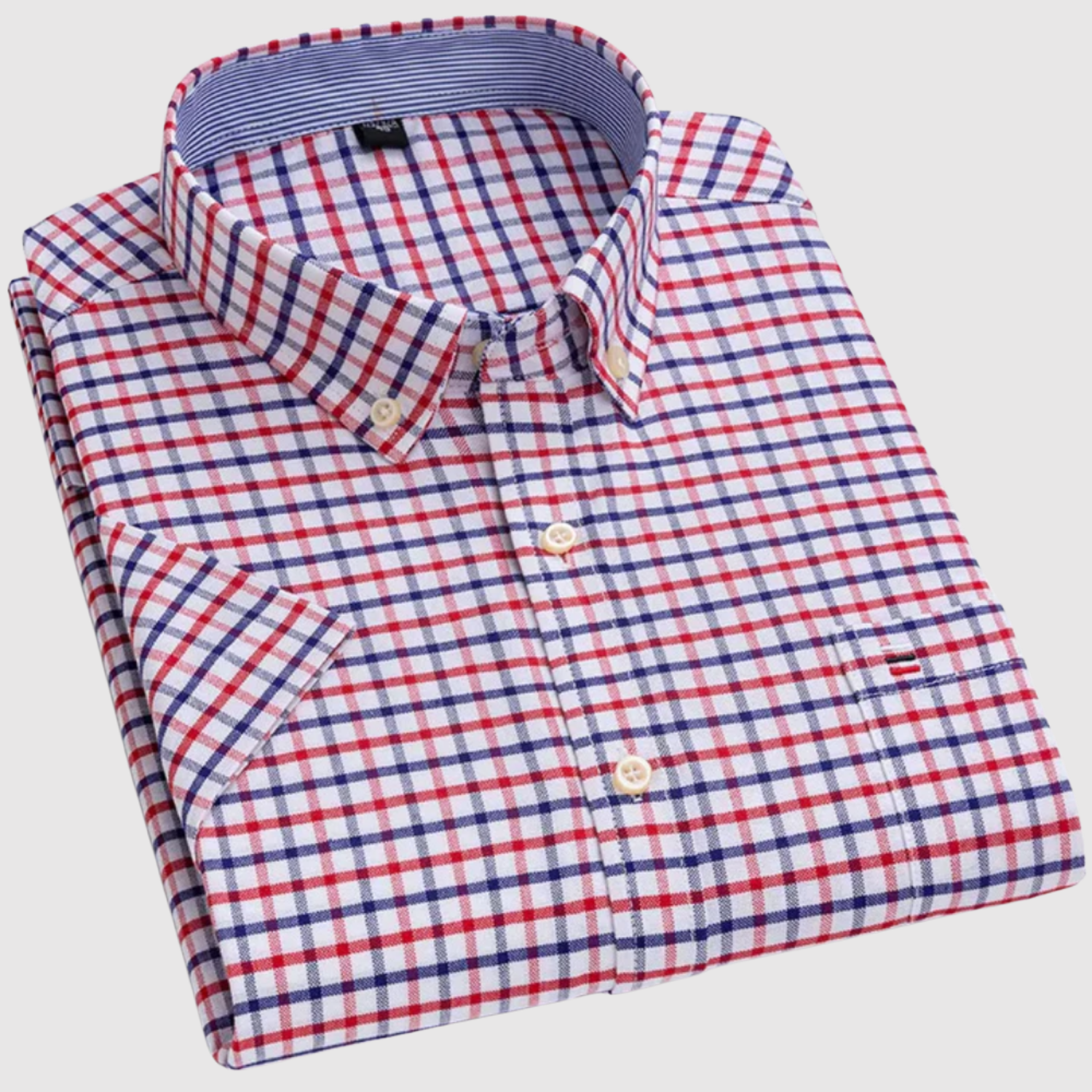 Adrian - Klasyczna koszula z nadrukiem z bawełny