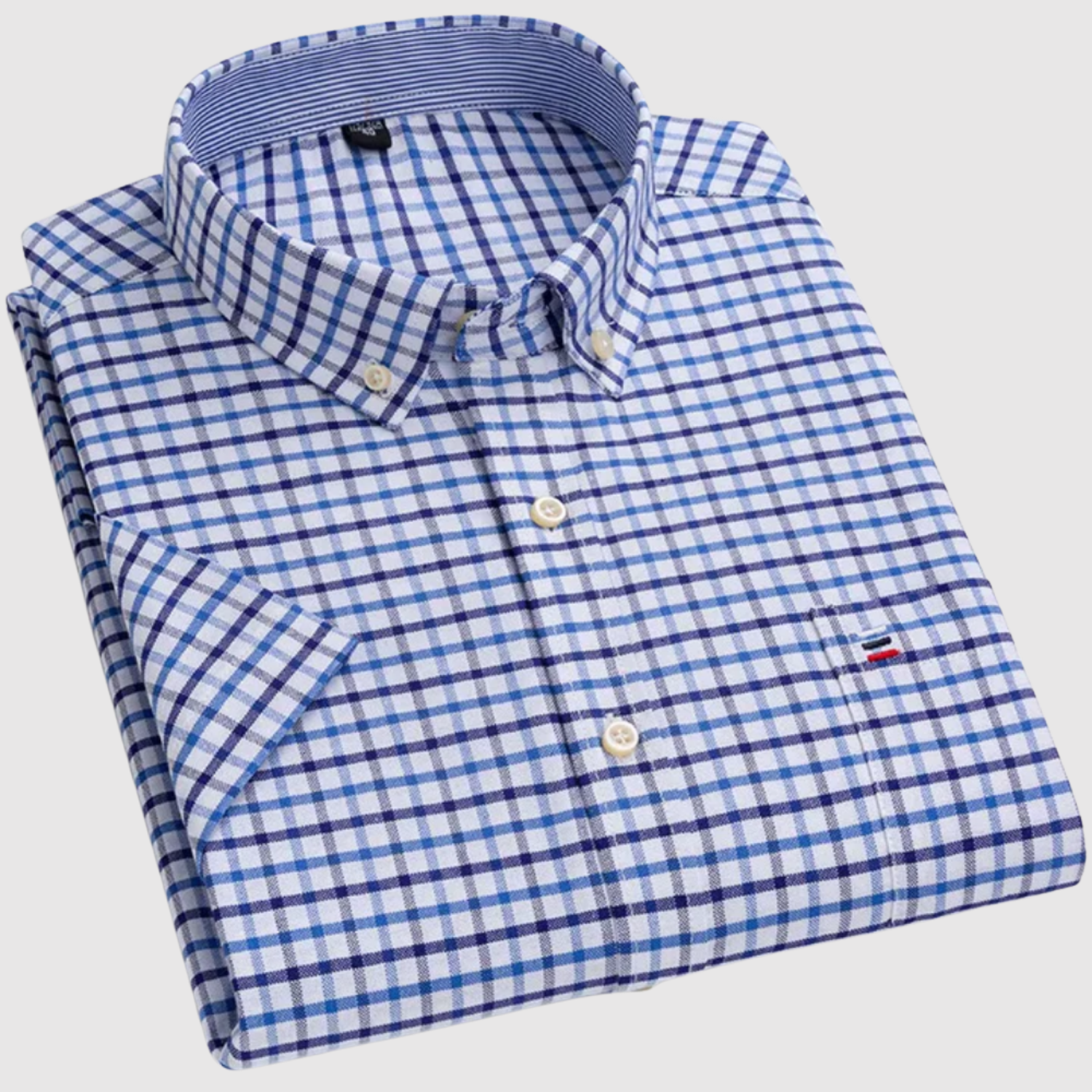 Adrian - Klasyczna koszula z nadrukiem z bawełny