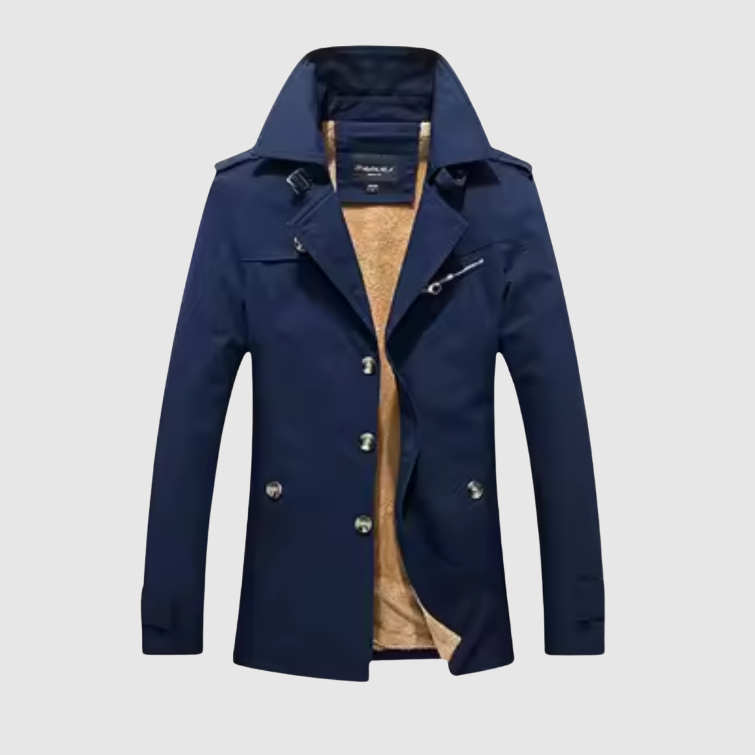 Marek – Zimowy płaszcz z wełnianą podszewką