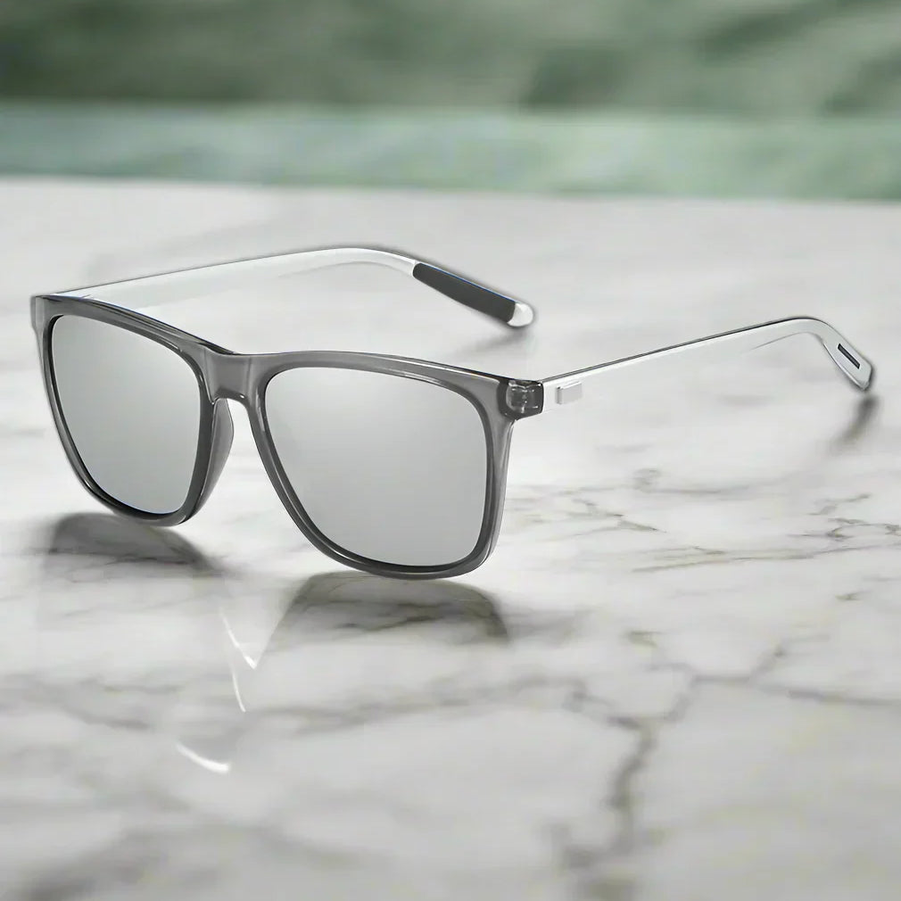 Alex – Okulary przeciwsłoneczne w klasycznym stylu pilotów z lustrzanymi szkłami