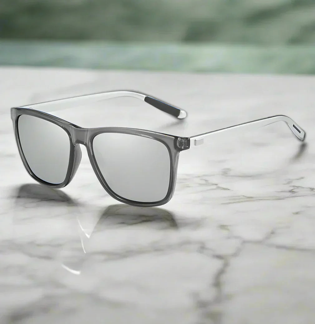 Alex – Okulary przeciwsłoneczne w klasycznym stylu pilotów z lustrzanymi szkłami