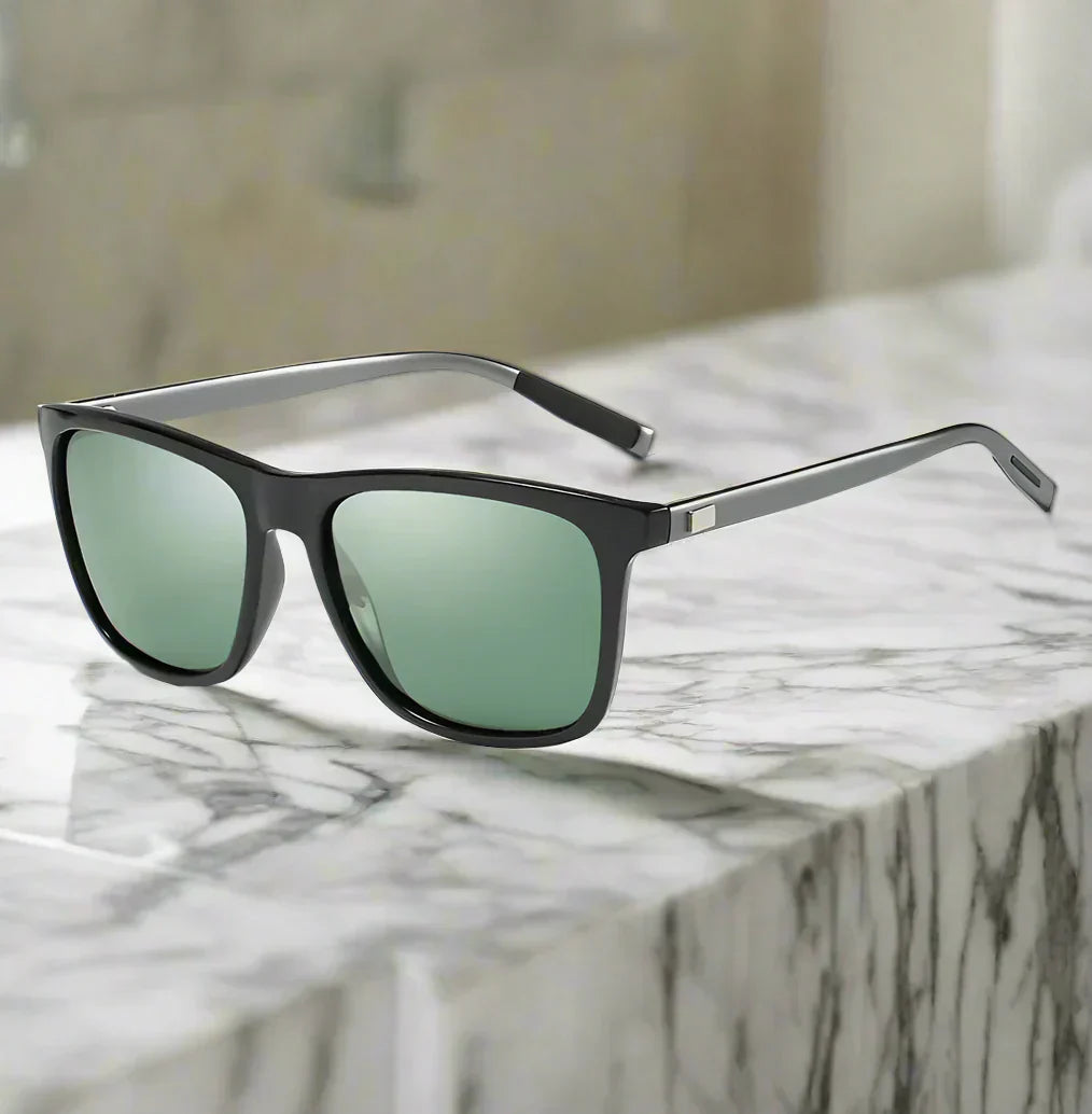 Alex – Okulary przeciwsłoneczne w klasycznym stylu pilotów z lustrzanymi szkłami