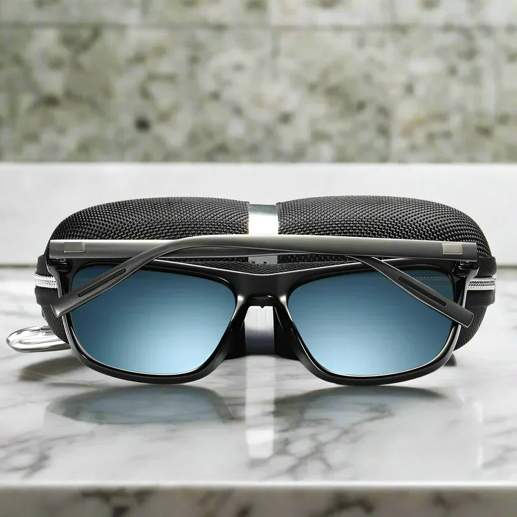 Alex – Okulary przeciwsłoneczne w klasycznym stylu pilotów z lustrzanymi szkłami