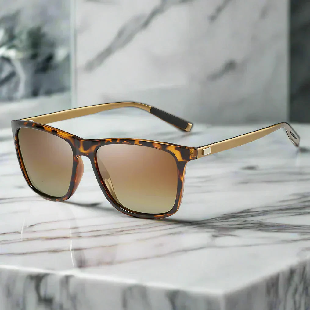 Alex – Okulary przeciwsłoneczne w klasycznym stylu pilotów z lustrzanymi szkłami