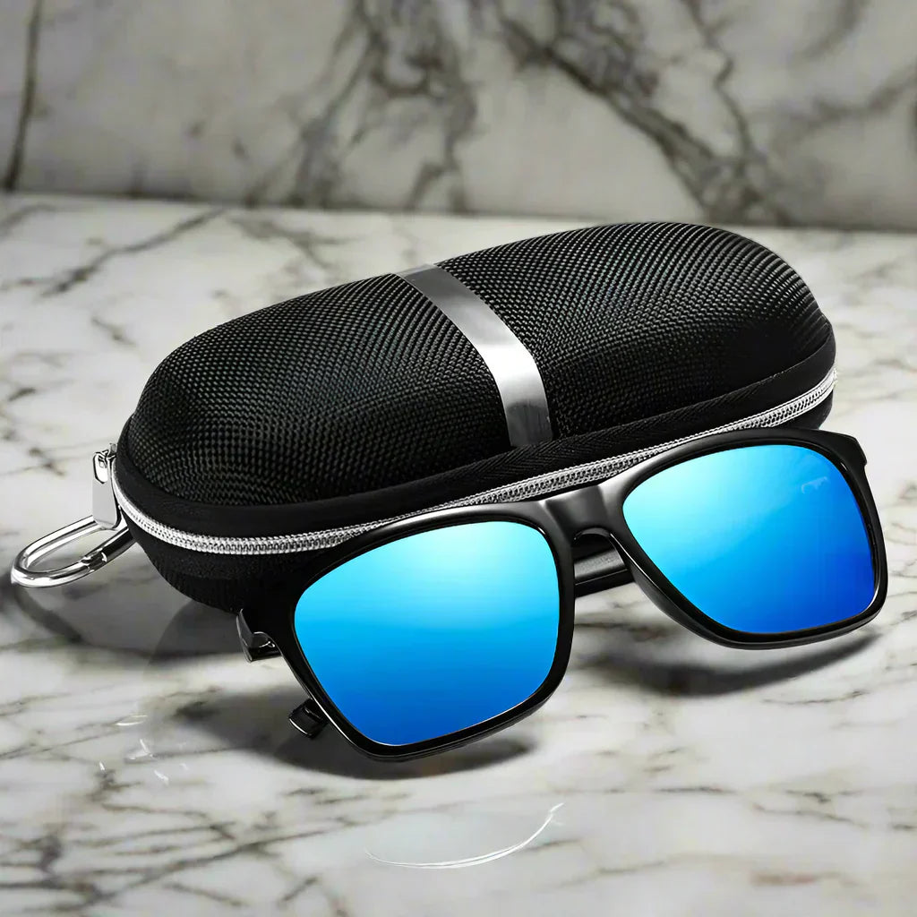 Alex – Okulary przeciwsłoneczne w klasycznym stylu pilotów z lustrzanymi szkłami