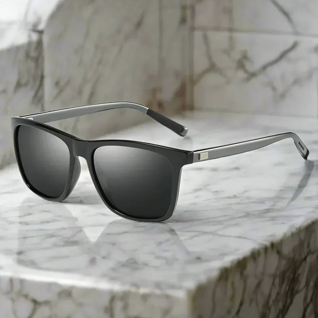 Alex – Okulary przeciwsłoneczne w klasycznym stylu pilotów z lustrzanymi szkłami