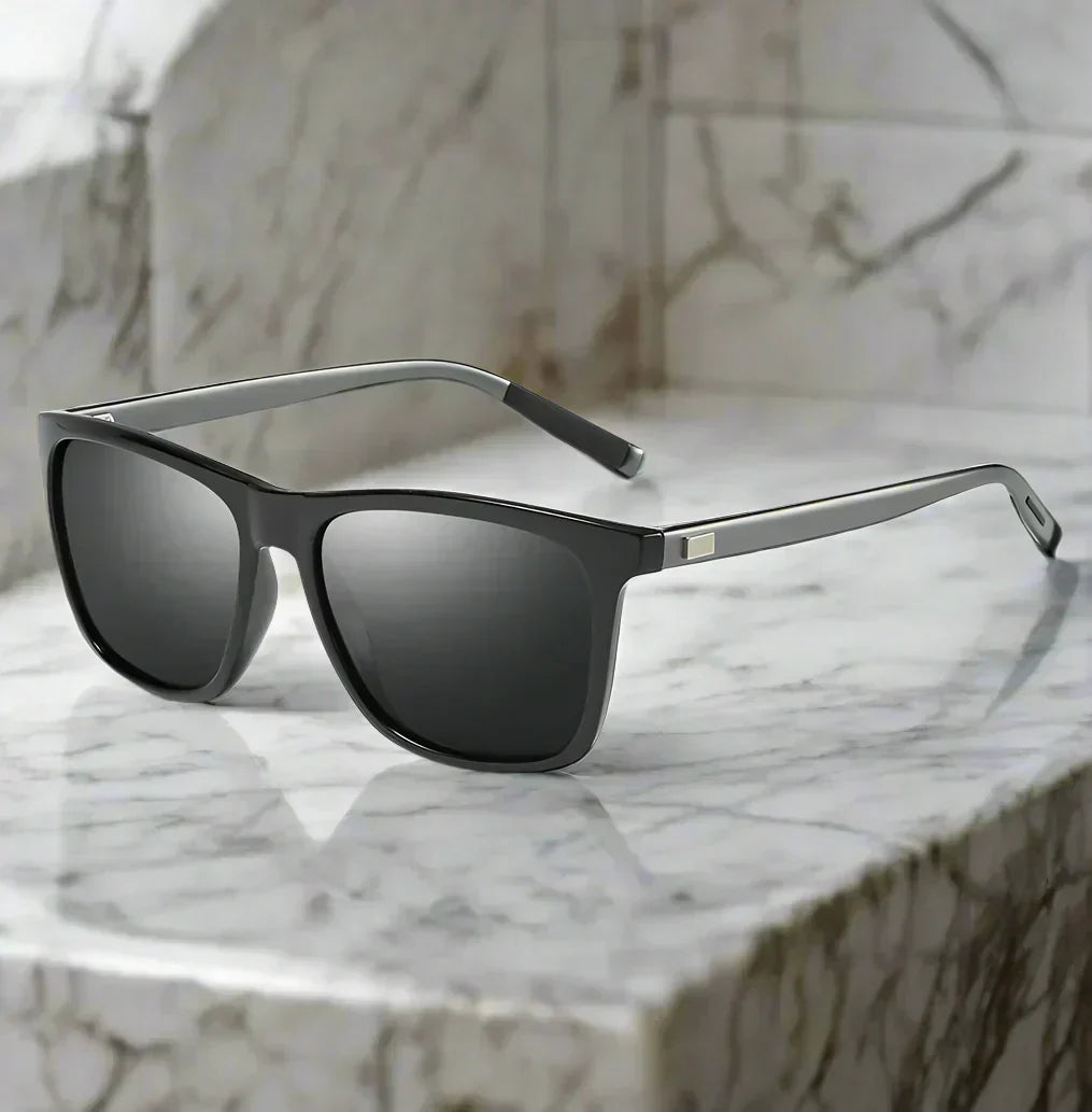 Alex – Okulary przeciwsłoneczne w klasycznym stylu pilotów z lustrzanymi szkłami