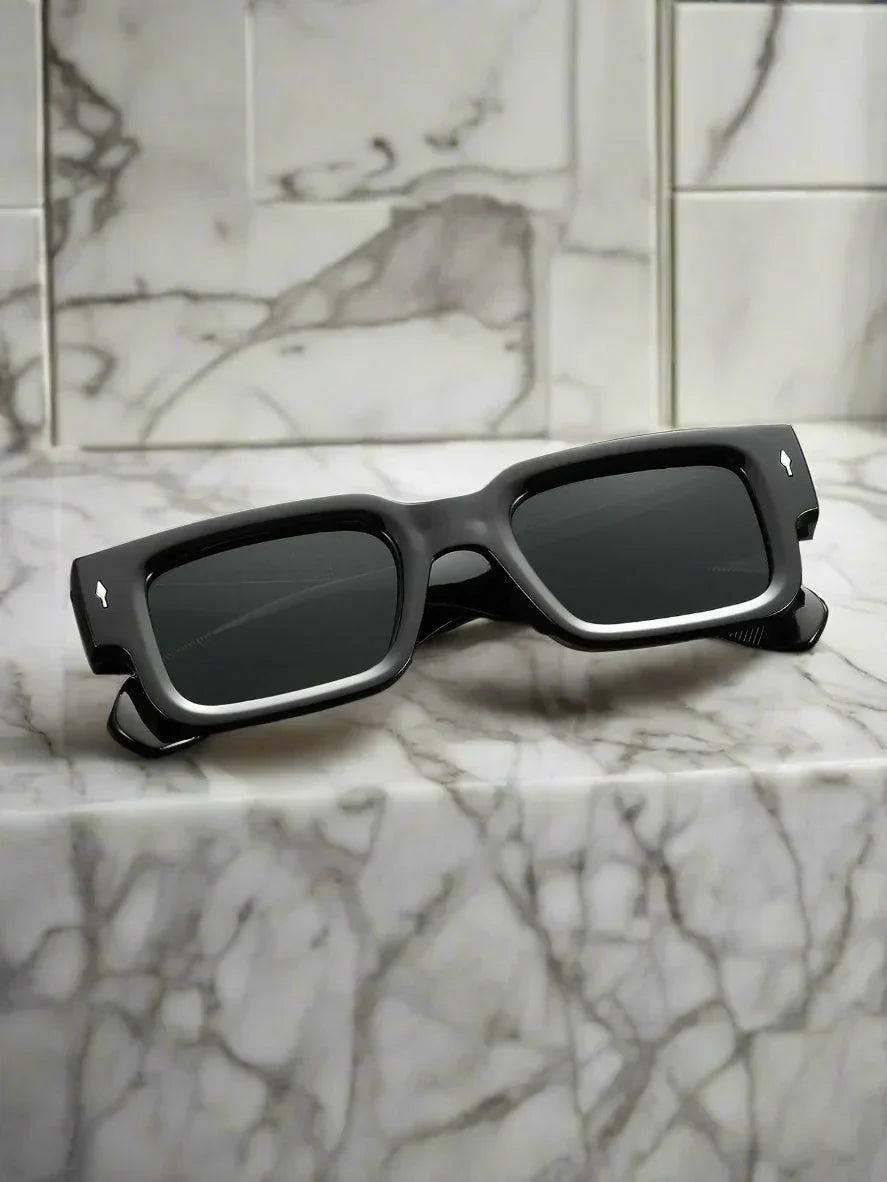 Alex – Prostokątne okulary przeciwsłoneczne w minimalistycznym designie