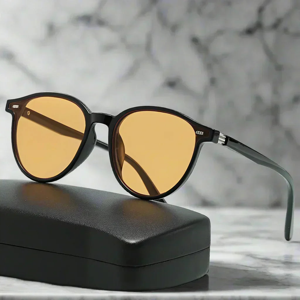 Alex – Okrągłe okulary przeciwsłoneczne w stylu retro