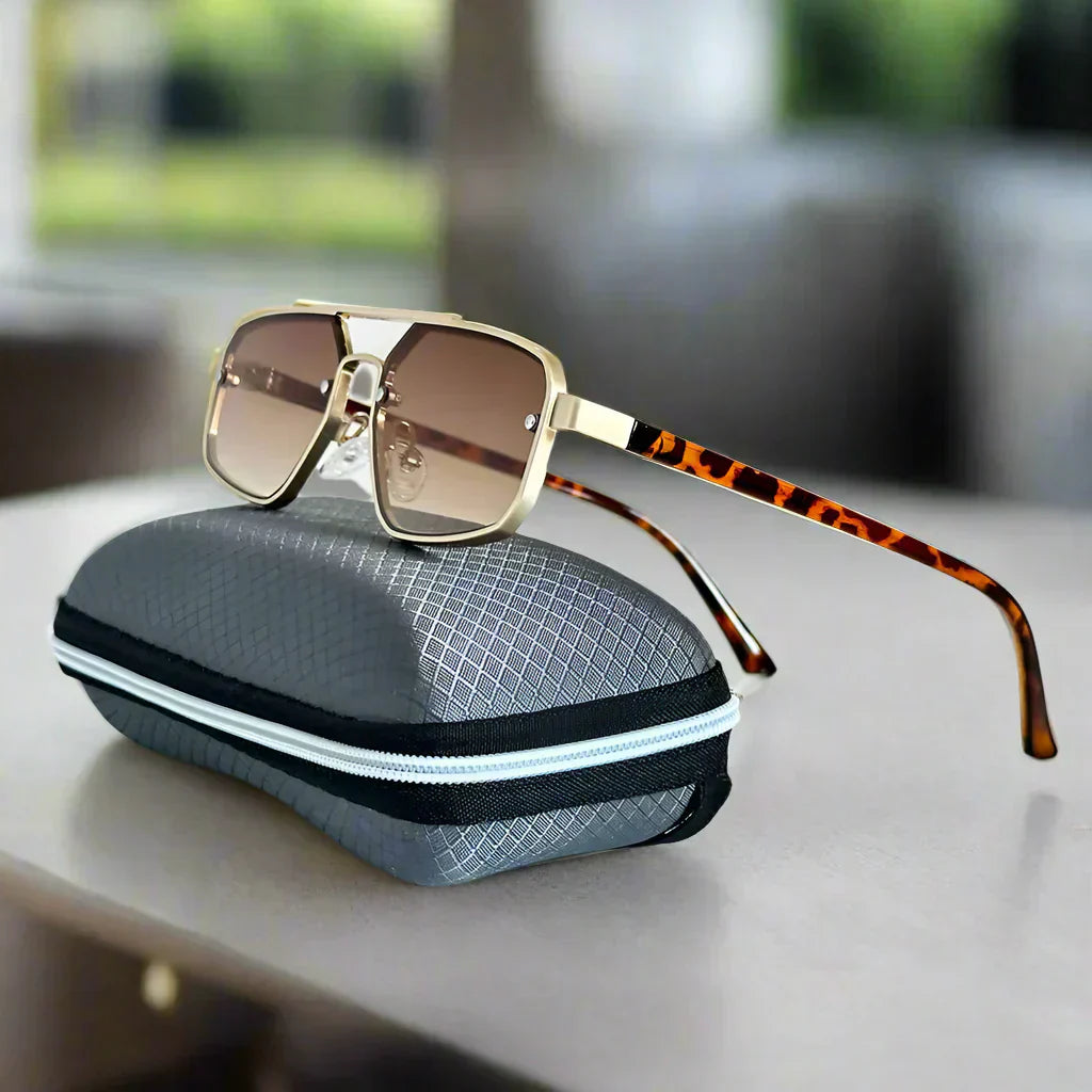 Alex – Prostokątne okulary przeciwsłoneczne o eleganckim designie