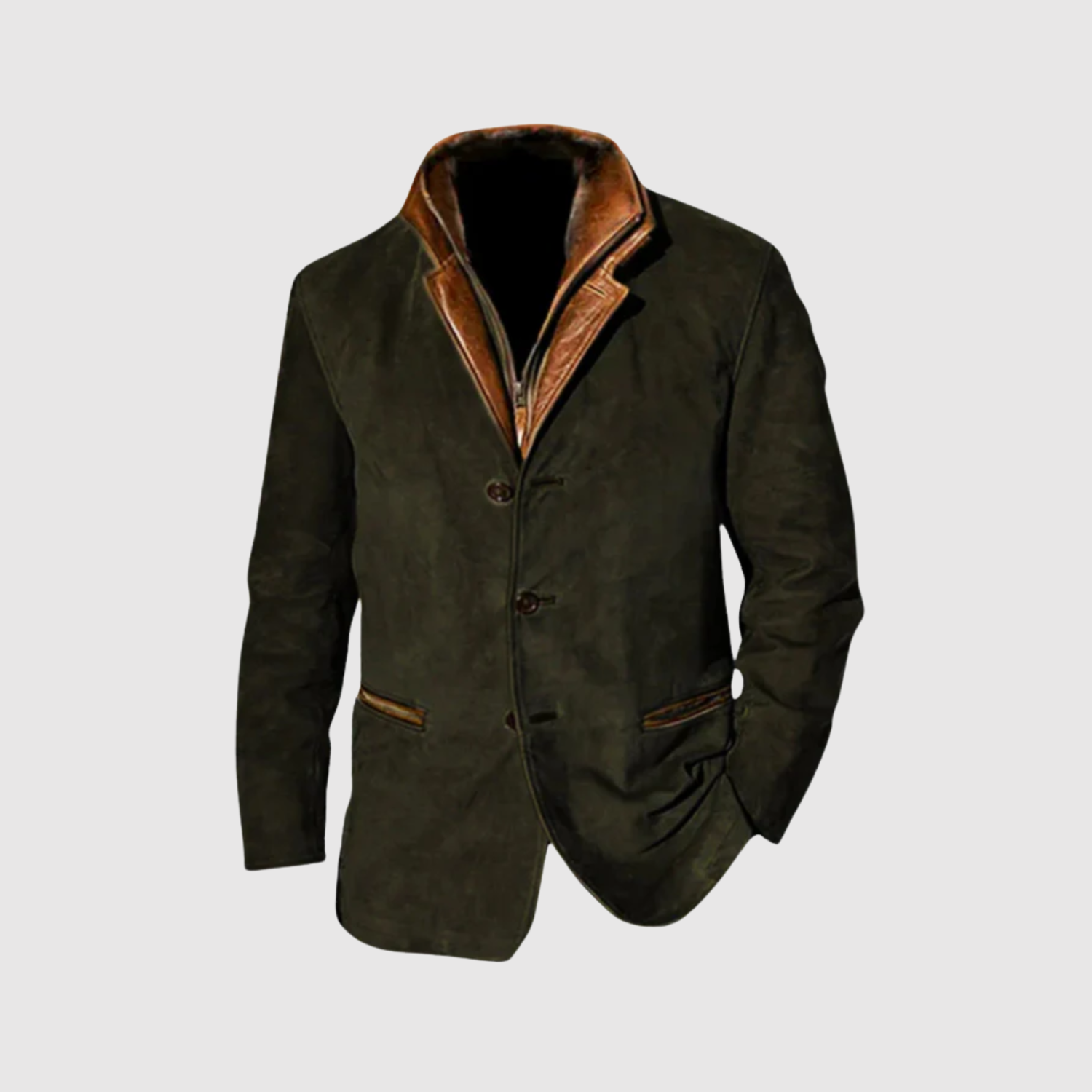 Šimon – Pikowana kurtka z eleganckim kołnierzem