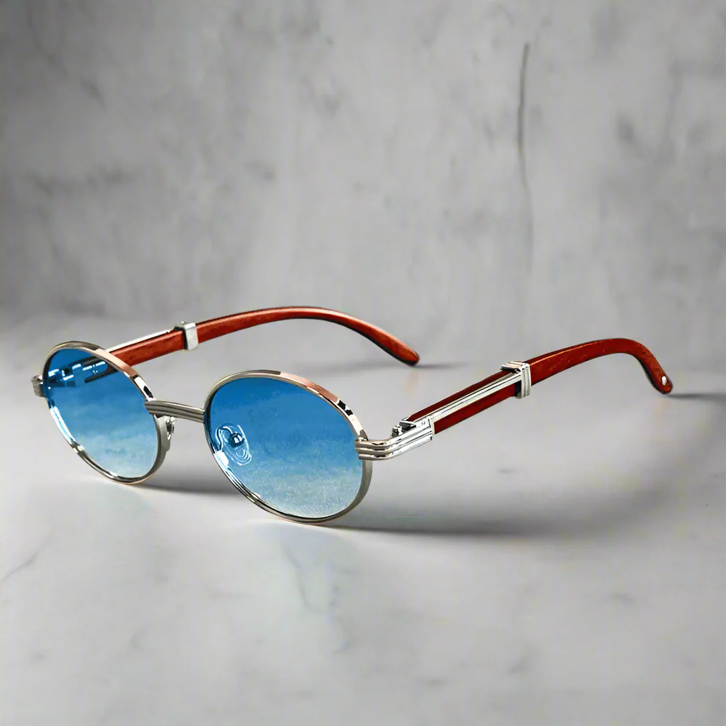 Alex – Okrągłe okulary przeciwsłoneczne z vintage akcentem