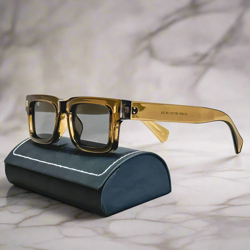 Alex – Proste okulary przeciwsłoneczne z nowoczesną oprawą